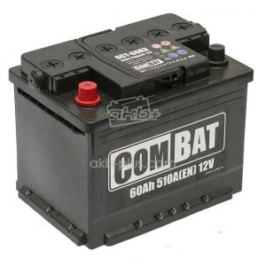 Автомобільний акумулятор SADA COMBAT 6СТ-60 (+/-) 12В, 60АЧ, 510А