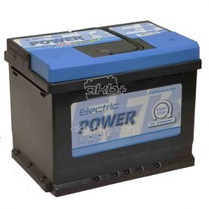 Автомобільний акумулятор ELECTRIC POWER 6СТ-60 (-/+) START STOP EFB, 12В, 60АЧ, 640А