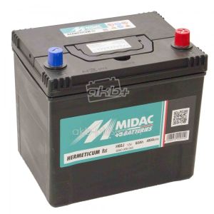 Акумулятор 6СТ-60A MIDAC HERMETICUM ASIA, 12V, 60AH, (-/+) Євро, 12В, 60АЧ, EN460А