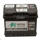 Акумулятор 6СТ-60 AH MIDAC ITINERIS START STOP AGM, 12V, 60AH, R 12В, 60АЧ, EN680А — мініатюра 3