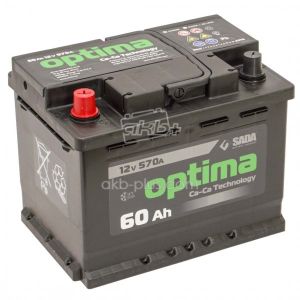 Автомобільний акумулятор OPTIMA 6СТ-60 (+/-) 12В 60АЧ 570А