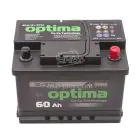 Автомобільний акумулятор OPTIMA 6СТ-60 (-/+) Євро 12В 60АЧ 570А низький — мініатюра 2