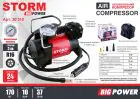 Компресор автомобільний Storm Big Power 10Атм 37л/хв 170Вт — мініатюра 2 Компресор автомобільний Storm Big Power 10Атм 37л/хв 170Вт — мініатюра 2