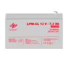 Аккумулятор гелевой LPM-GL 12V - 7.2 Ah — миниатюра 1