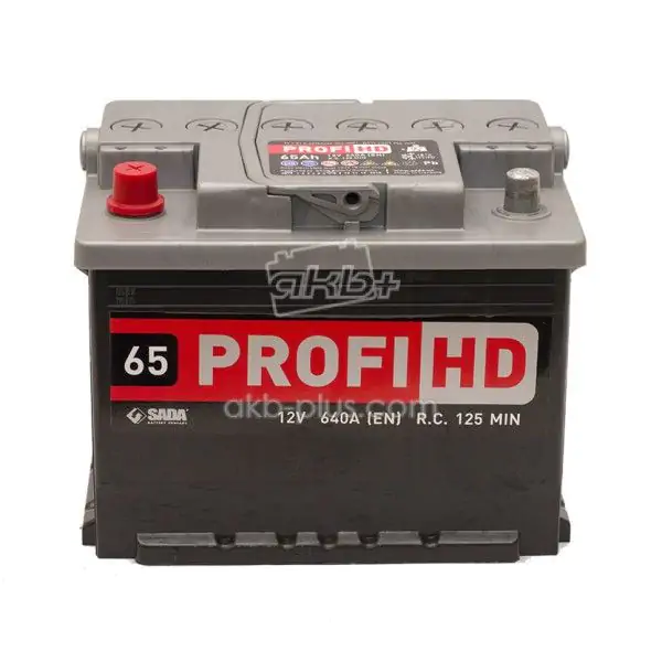 Автомобильный аккумулятор SADA PROFI HD 6СТ-65 (+/-) 12В 65АЧ 640А - фото 4