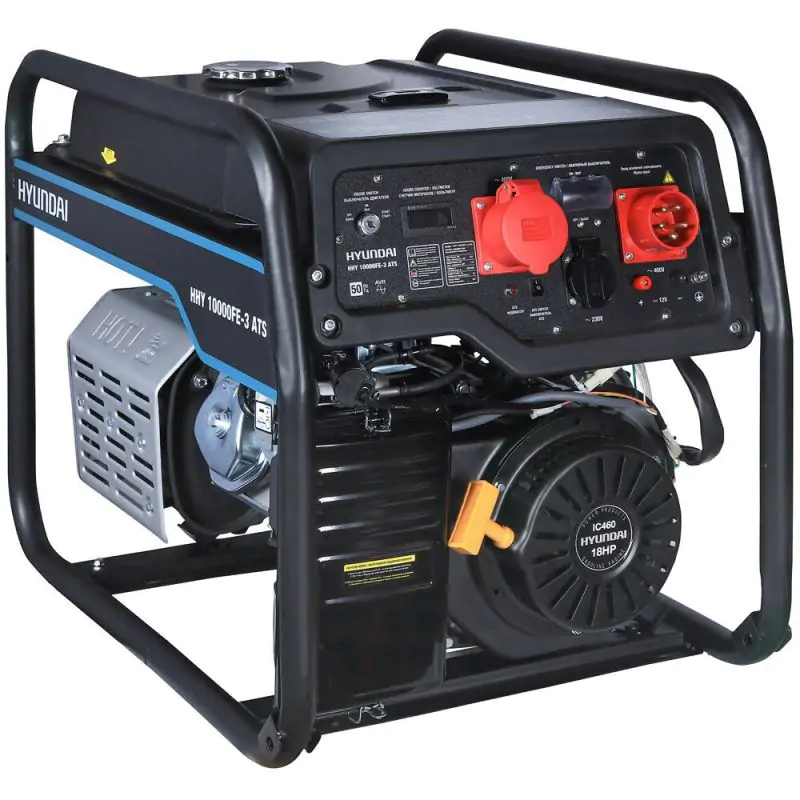 Бензиновый генератор Hyundai HHY 10000FE-3 ATS - фото 3