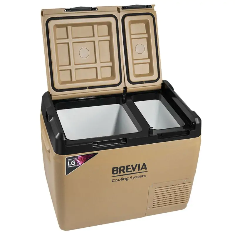 Холодильник автомобільний Brevia 39л (компресор LG) двокамерний 23405 - фото 3