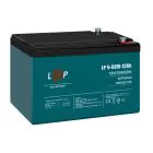 Тяговый свинцово-кислотный AGM аккумулятор LP 6-DZM-12 Ah - под Болт М5 — миниатюра 2