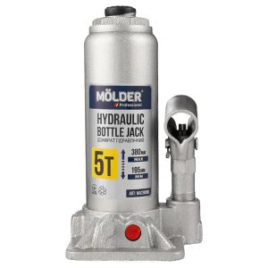 Домкрат гидравлический бутылочный Molder 5т 195-380мм
