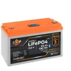 Акумулятор LP LiFePO4 12,8V - 100 Ah (1280Wh) (BMS 100A/50А) пластик LCD Smart BT — мініатюра 3 Акумулятор LP LiFePO4 12,8V - 100 Ah (1280Wh) (BMS 100A/50А) пластик LCD Smart BT — мініатюра 3