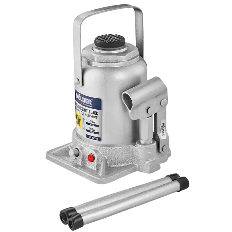 Домкрат гидравлический бутылочный Molder 20т 190-350мм - фото 3