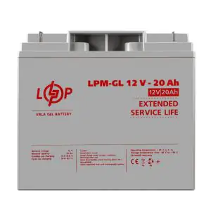 Товар Акумулятор гелевий LPM-GL 12V - 20 Ah