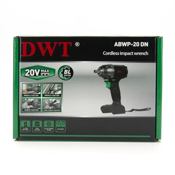 Аккумуляторный ударный гайковерт DWT ABWP-20 DN - фото 8