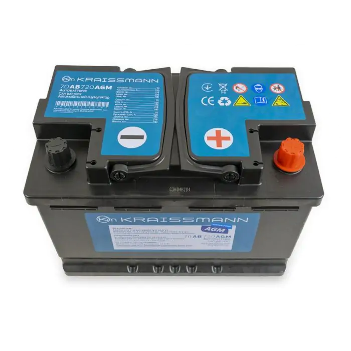 Автомобильный аккумулятор KRAISSMANN 70 AB 720 AGM - фото 2