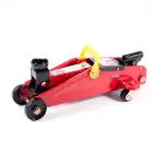 Домкрат гідравлічний підкатний CarLife 2т 125-305мм у кейсі — мініатюра 5