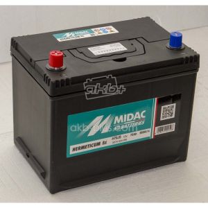 Акумулятор 6СТ-70A MIDAC HERMETICUM ASIA, 12V, 70AH (+/-), 12В, 70АЧ, EN560А