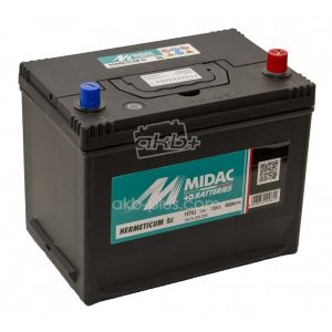 Акумулятор 6СТ-70A MIDAC HERMETICUM ASIA, 12V, 70AH (-/+) Євро, 12В, 70АЧ, EN560А
