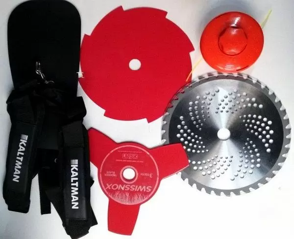 Бензокоса Kaltman КT-4400 (3 ножа, 1 катушка) - фото 5 Бензокоса Kaltman КT-4400 (3 ножа, 1 катушка) - фото 5