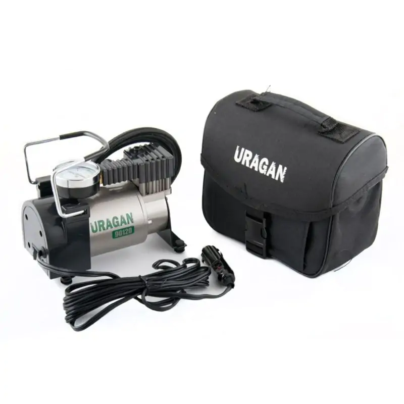 Автомобильный компрессор Uragan 7Атм 37л/мин 170Вт - фото 2 Автомобильный компрессор Uragan 7Атм 37л/мин 170Вт - фото 2