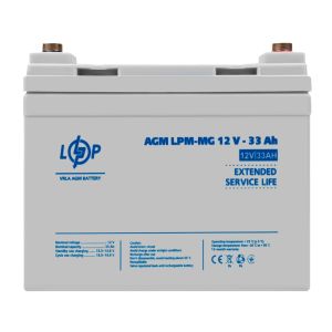 Акумулятор мультигелевий LPM-MG 12V - 33 Ah + справа