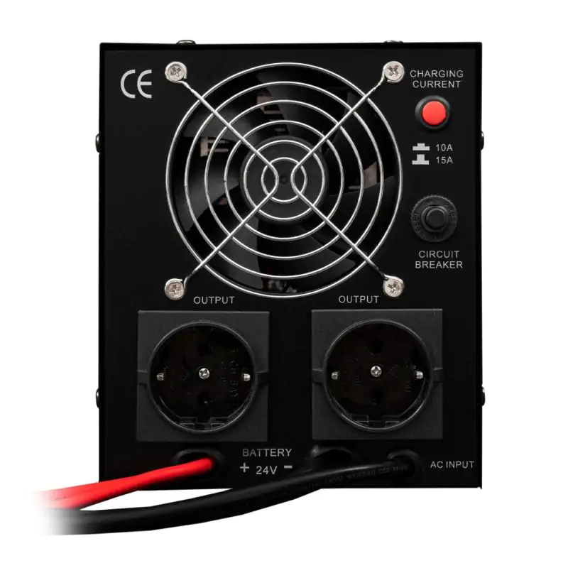 ДБЖ LogicPower LPY-PSW-1500VA+ (1050Вт) 10A/15A з правильною синусоїдою 24V - фото 4