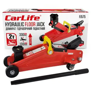 Товар Домкрат гідравлічний підкатний Carlife 2т 130-330мм