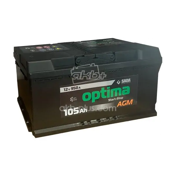 Автомобільний акумулятор OPTIMA AGM 6СТ-105 12В 105АЧ 950А - фото 1 Автомобільний акумулятор OPTIMA AGM 6СТ-105 12В 105АЧ 950А - фото 1