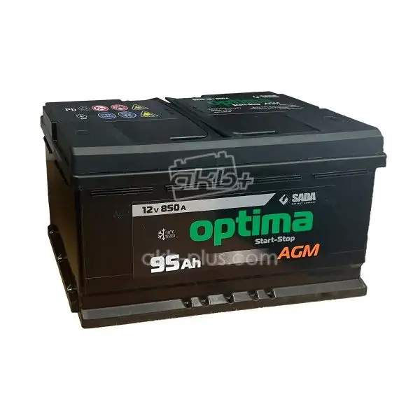 Автомобільний акумулятор OPTIMA AGM 6СТ-95 12В 95АЧ 850А - фото 1 Автомобільний акумулятор OPTIMA AGM 6СТ-95 12В 95АЧ 850А - фото 1