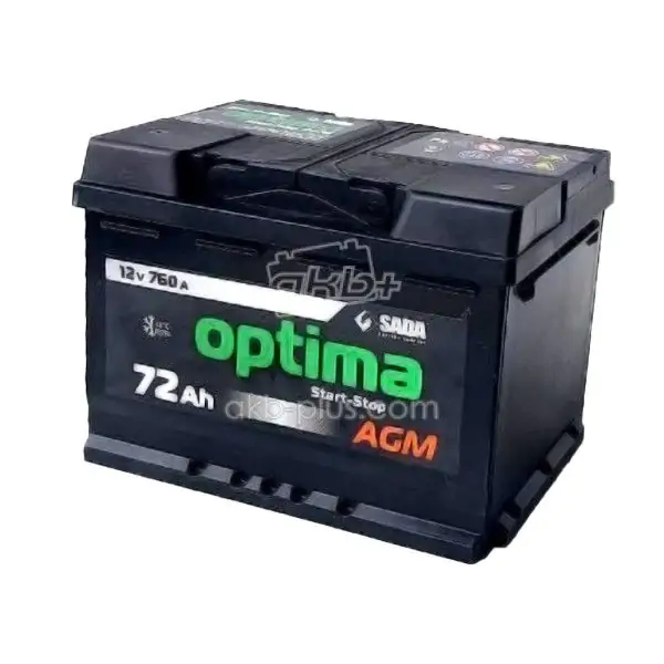 Автомобільний акумулятор OPTIMA AGM 6СТ-72 12В 72АЧ 760А - фото 2 Автомобільний акумулятор OPTIMA AGM 6СТ-72 12В 72АЧ 760А - фото 2