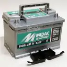 Акумулятор 6СТ-82A MIDAC S3 SIGILLUM, 12V, 82AH (-/+) Євро 12В, 82АЧ, EN770А — мініатюра 3 Акумулятор 6СТ-82A MIDAC S3 SIGILLUM, 12V, 82AH (-/+) Євро 12В, 82АЧ, EN770А — мініатюра 3