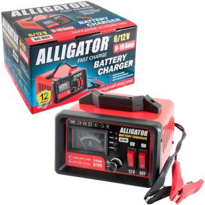 Зарядний пристрій АКБ Alligator 6/12В 100А·год 10А