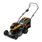 Газонокосарка акумуляторна GTM BLM42 несамохідна без АКБ і ЗП — мініатюра 2