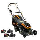 Газонокосилка аккумуляторная GTM BLM48-SP+2 АКБ и ЗУ — миниатюра 1