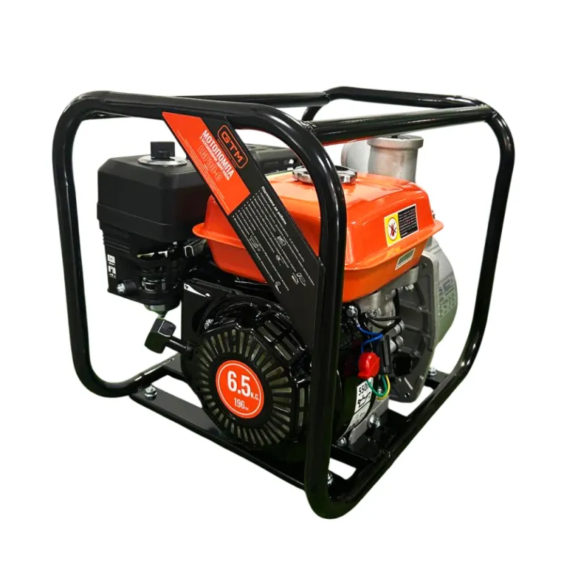 Мотопомпа бензинова GTM LGP30-C для чистої води (LGP30-C) - фото 2