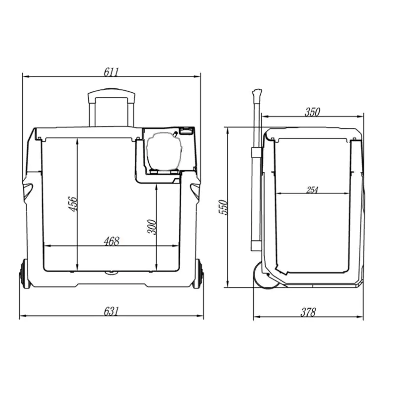 Холодильник автомобільний Brevia 50л (компресор LG) 22745 - фото 10 Холодильник автомобільний Brevia 50л (компресор LG) 22745 - фото 10