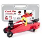 Домкрат гідравлічний підкатний CarLife 2т 125-305мм у кейсі — мініатюра 1