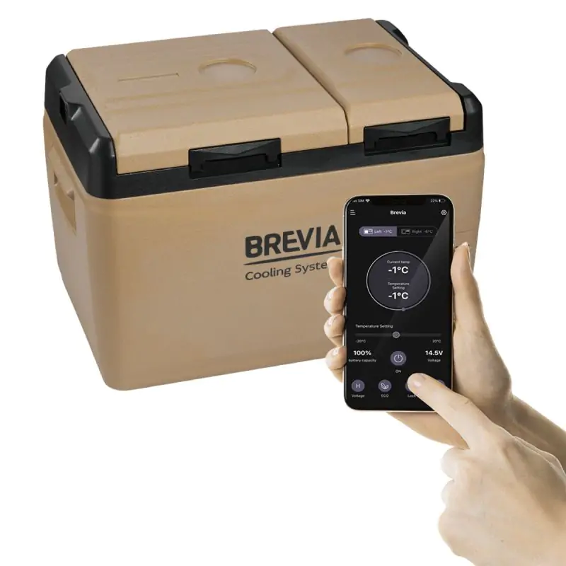 Холодильник автомобільний Brevia 31л двокамерний 23330 - фото 2