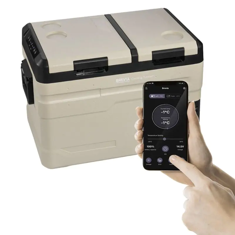 Холодильник автомобільний Brevia 38л двокамерний 23420 - фото 2