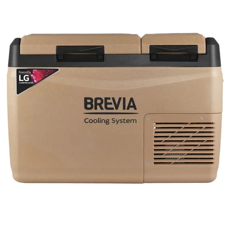 Холодильник автомобільний Brevia 31л (компресор LG) двокамерний 23335 - фото 6