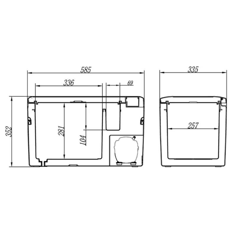 Холодильник автомобильный Brevia 25л 22210 - фото 11