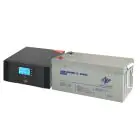 Комплект резервного живлення ДБЖ + мультигелева батарея (UPS B1500 + АКБ MG 2400W) — мініатюра 2