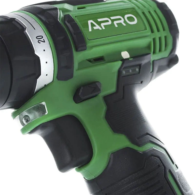 Дриль-шуруповерт APRO 12D (2 АКБ, ЗУ, кейс) - фото 4 Дриль-шуруповерт APRO 12D (2 АКБ, ЗУ, кейс) - фото 4