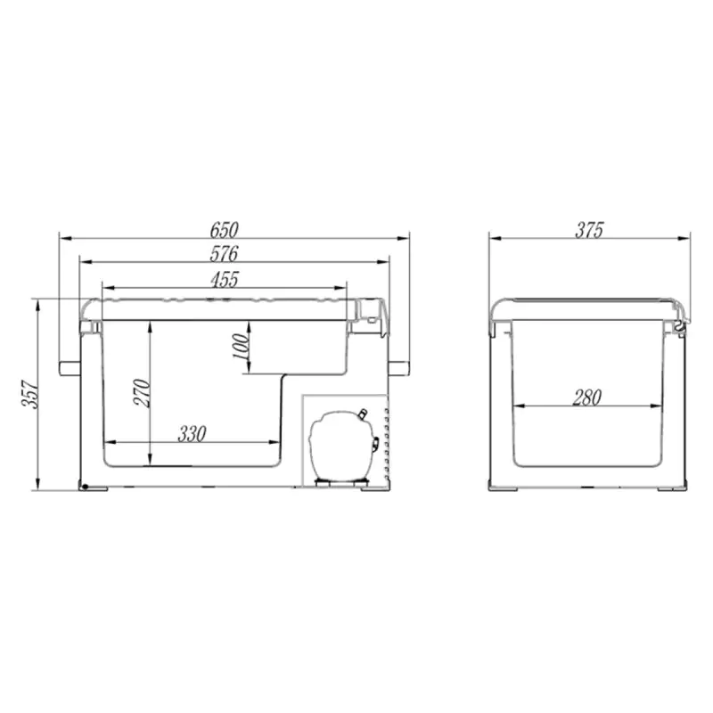 Автомобильный холодильник Brevia 30 л 22410 - фото 13