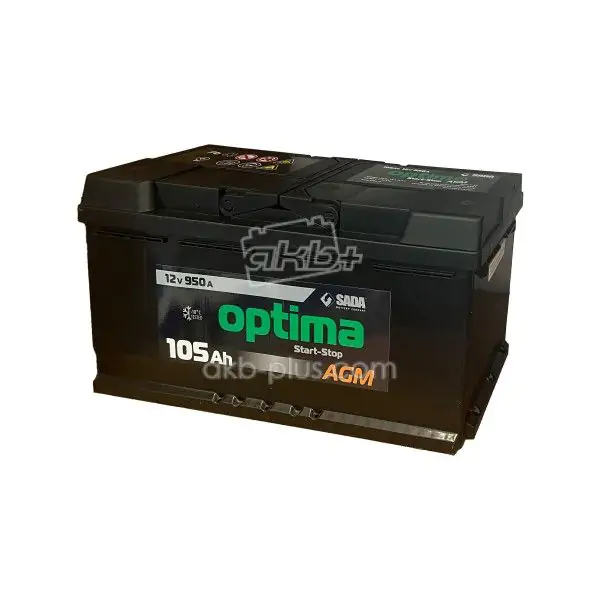 Автомобільний акумулятор OPTIMA AGM 6СТ-105 12В 105АЧ 950А - фото 2 Автомобільний акумулятор OPTIMA AGM 6СТ-105 12В 105АЧ 950А - фото 2
