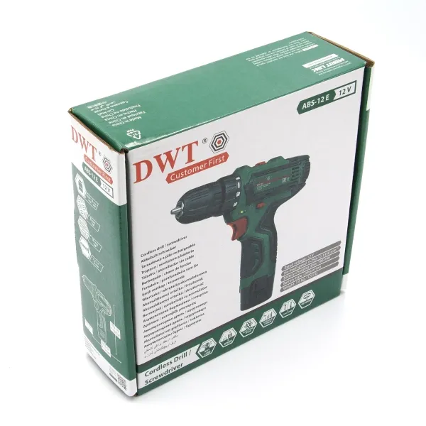 Аккумуляторная дрель шуруповерт DWT ABS-12 E-2 - фото 9 Аккумуляторная дрель шуруповерт DWT ABS-12 E-2 - фото 9