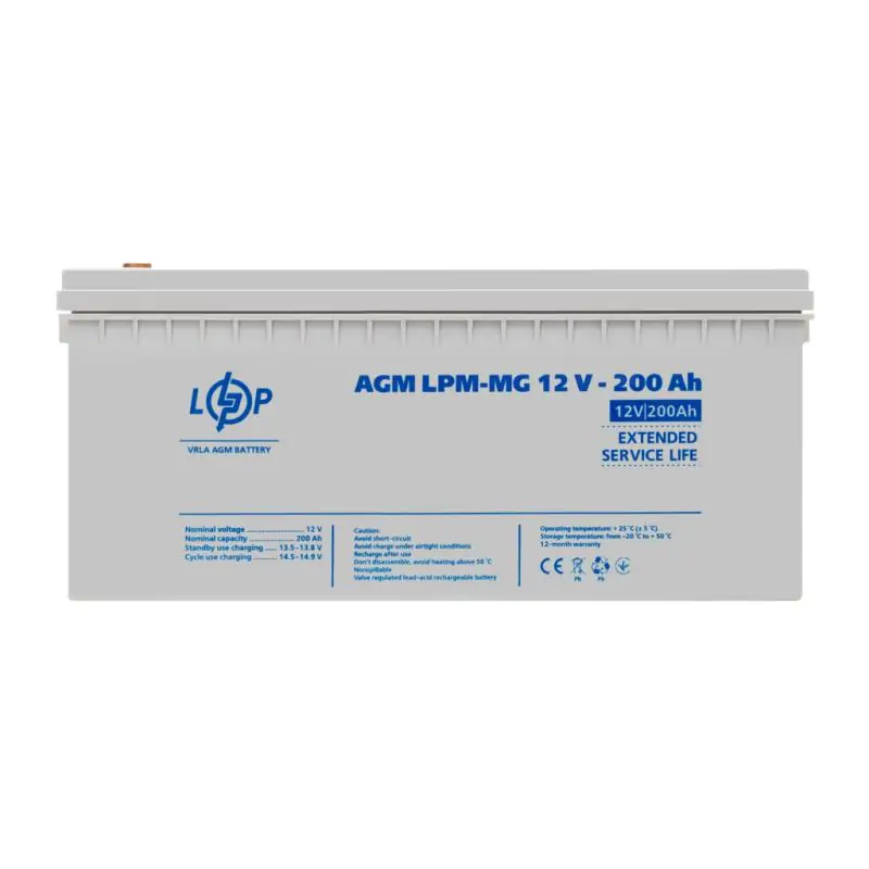 Акумулятор мультигелевий LPM-MG 12V - 200 Ah - фото 1 Акумулятор мультигелевий LPM-MG 12V - 200 Ah - фото 1