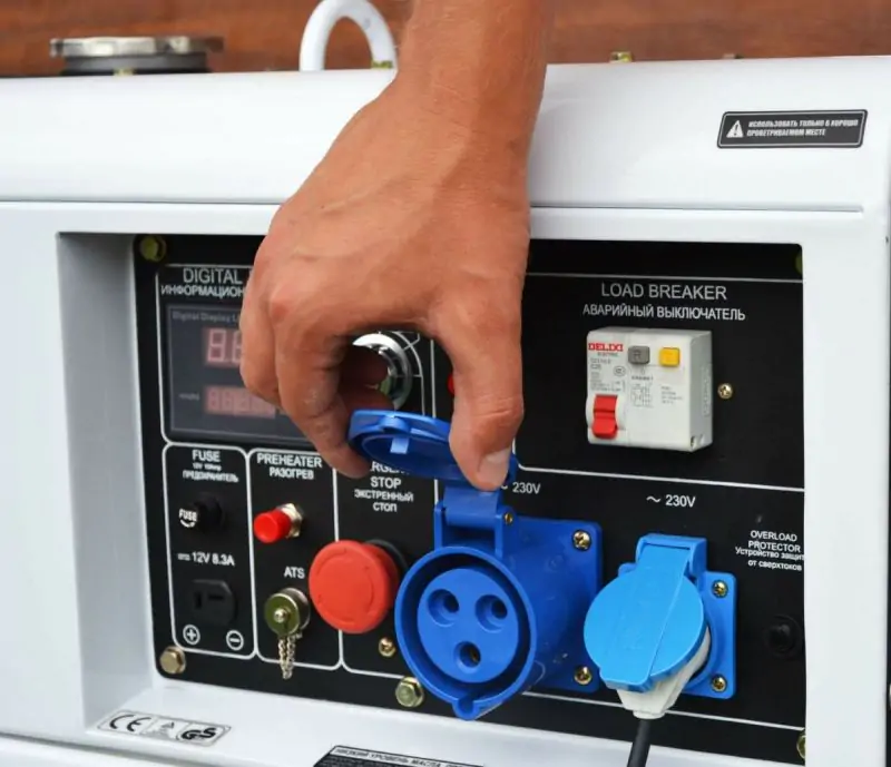 Дизельный генератор Hyundai DHY 8000SE - фото 8 Дизельный генератор Hyundai DHY 8000SE - фото 8