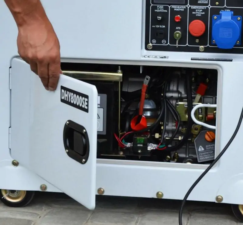 Дизельный генератор Hyundai DHY 8000SE - фото 9 Дизельный генератор Hyundai DHY 8000SE - фото 9