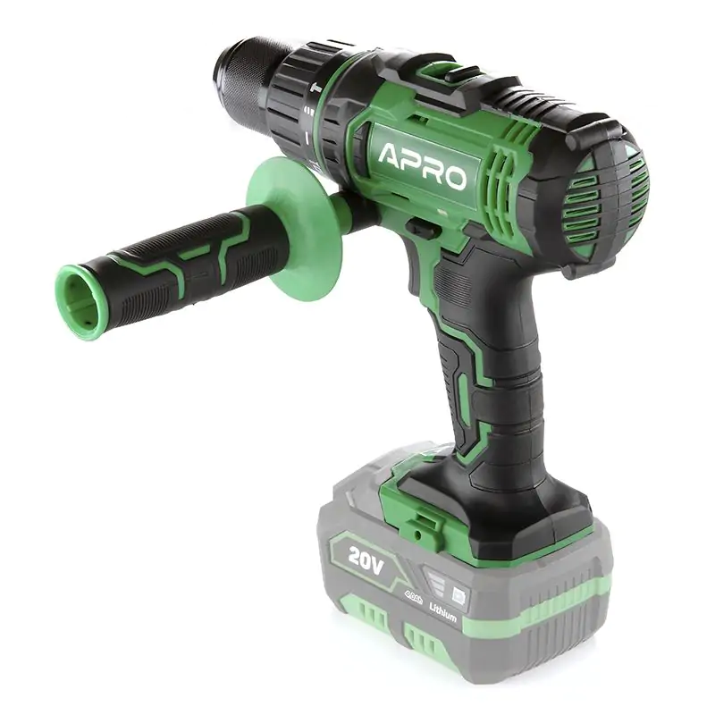 Дрель-шуруповерт APRO 20HDK (без АКБ, без ЗУ, кейс) - фото 2