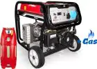 Двопаливний генератор Vulkan SC9000E-II ГАЗ-БЕНЗИН — мініатюра 1